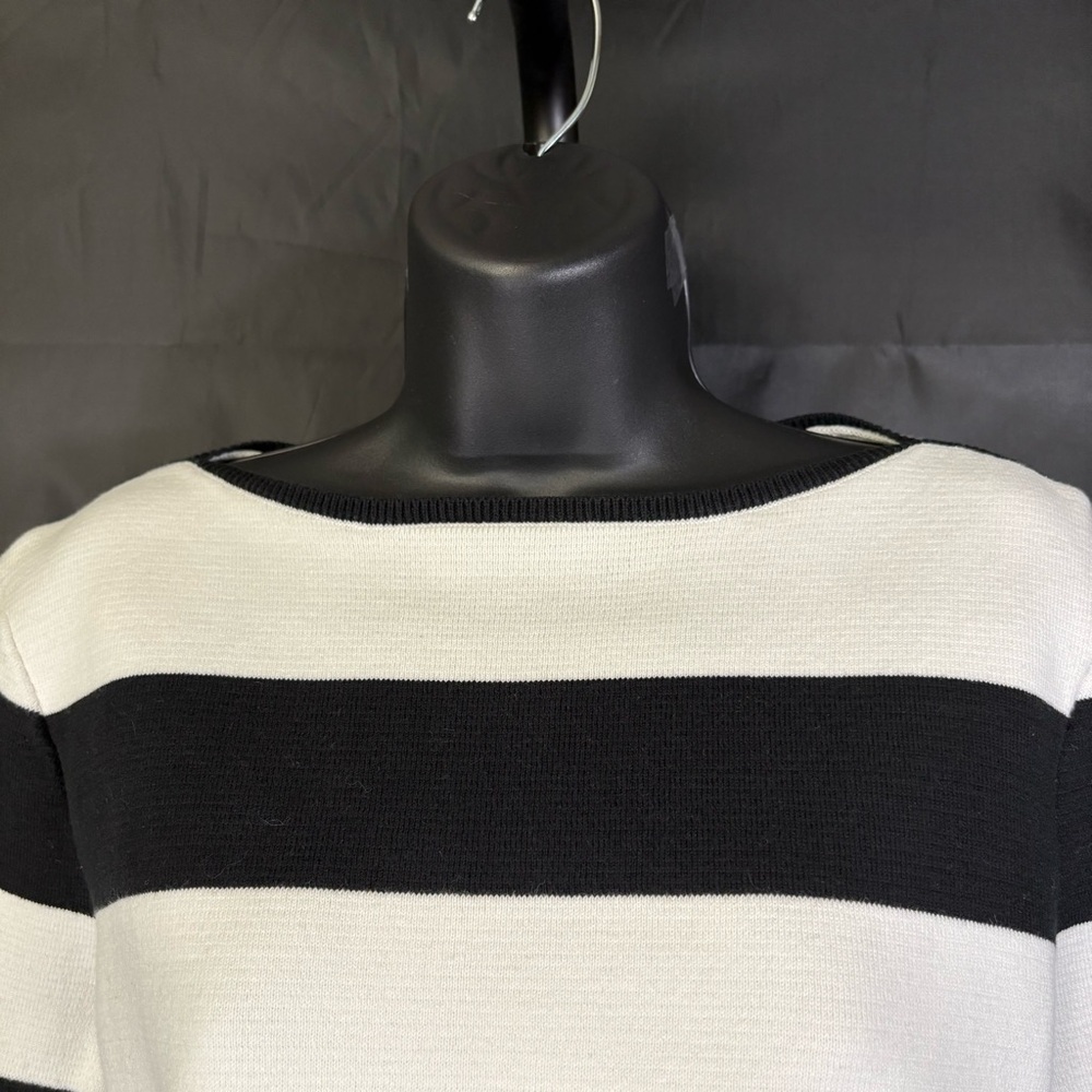Ralph Lauren Monochrome Knit Top XL - Picture 5 of 9